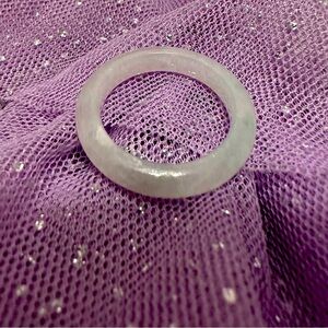 Natural burma Jade ring, size 8.